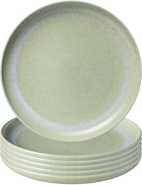 Villeroy & Boch like. Frühstücksteller Perlemor Alga in Grün, 6er Set, Durchmesser: 23,8 cm - Bild 1