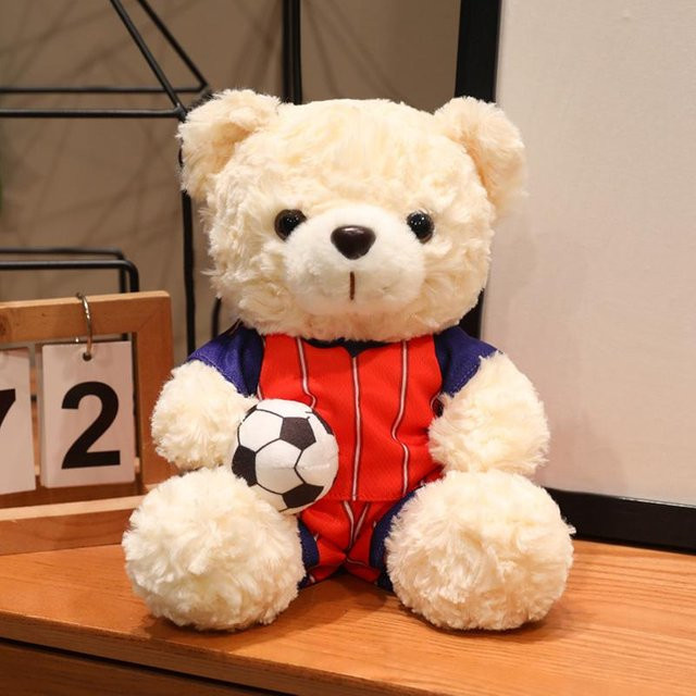 Binchi Fitness Fußballbär Plüschtier, ab 6 Jahren, bunt/mehrfarbig - Bild 1