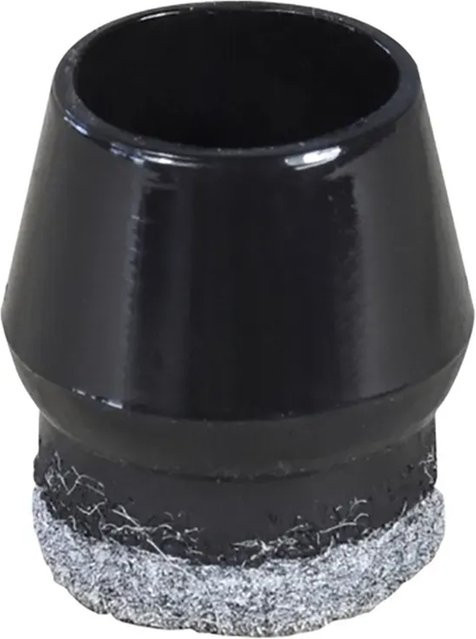 Wagner Kappen EH 0655 für Stahlrohrmöbel in Schwarz, 4 Stück, Durchmesser: 1,2 cm bis 1,5 cm - Bild 1