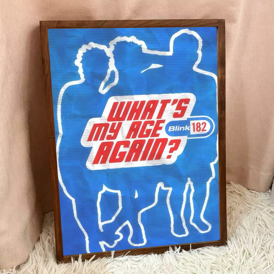 Kayou Wandkunst Poster B-Blink 182 Rockband in HD-Qualität für deine nordische Heimdekoration - Bild 5