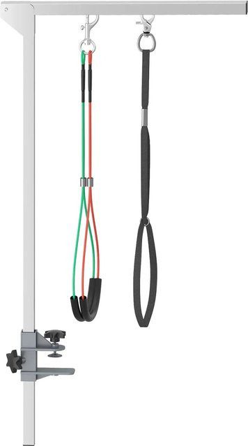 PawHut Haustier Fellpflege-Halter mit Klemme aus Aluminium in Silber, B/H/L: 8 x 36 x 74 cm - Bild 1