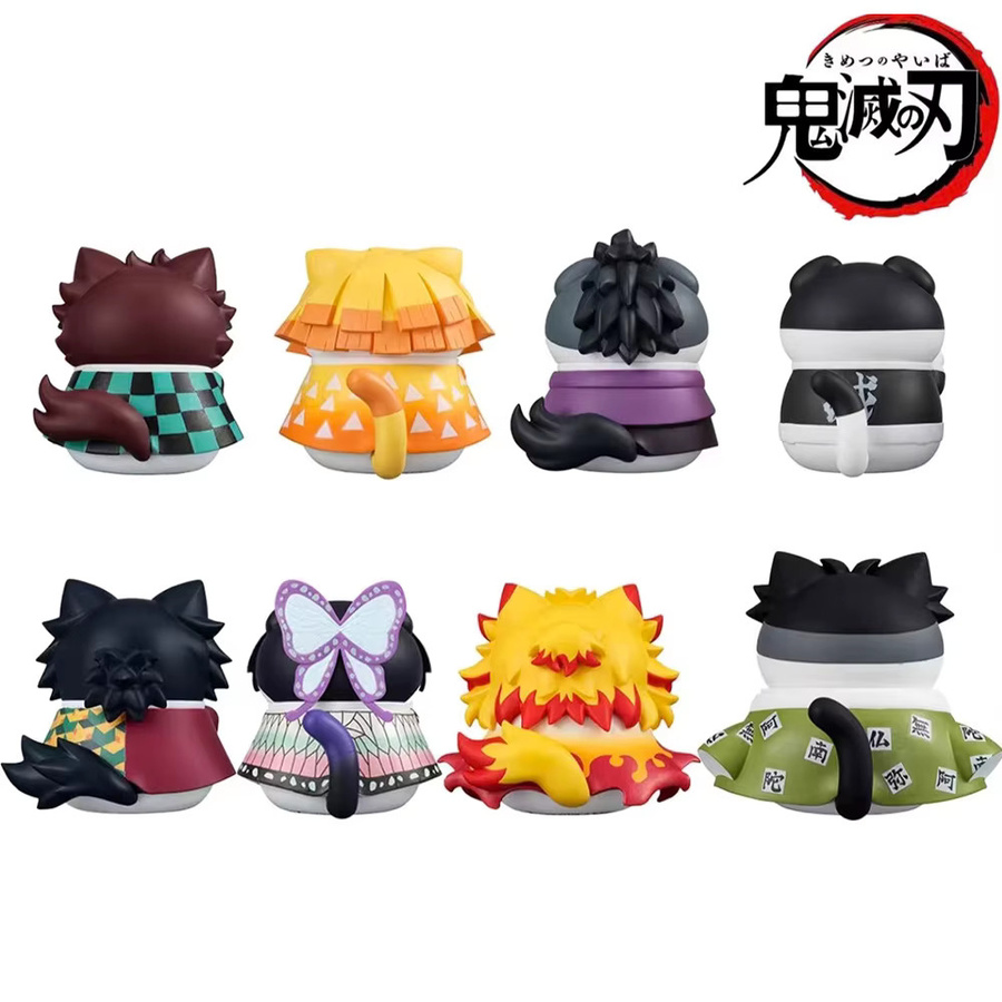 Bandai Kimetsu no Yaiba Demon Slayer Glückskatzen-Version Figur, Sammlermodell-Puppe - Bild 5