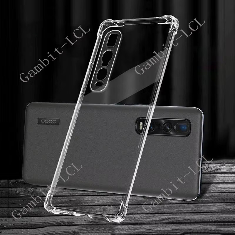 Stoßfeste TPU Schutzhülle für OPPO Find X2 Pro (6,7 Zoll, 2020) in Transparent - Bild 2