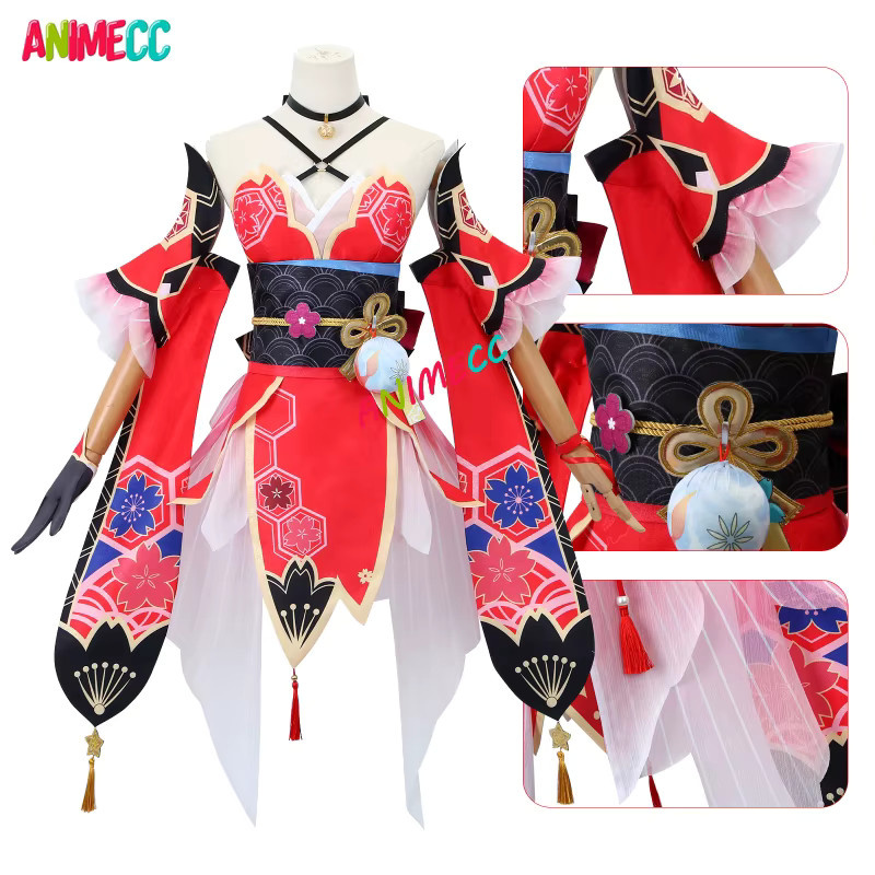 Animecc Honkai Star Rail Hanabi Cosplay Kostüm, Frauen - Bild 2