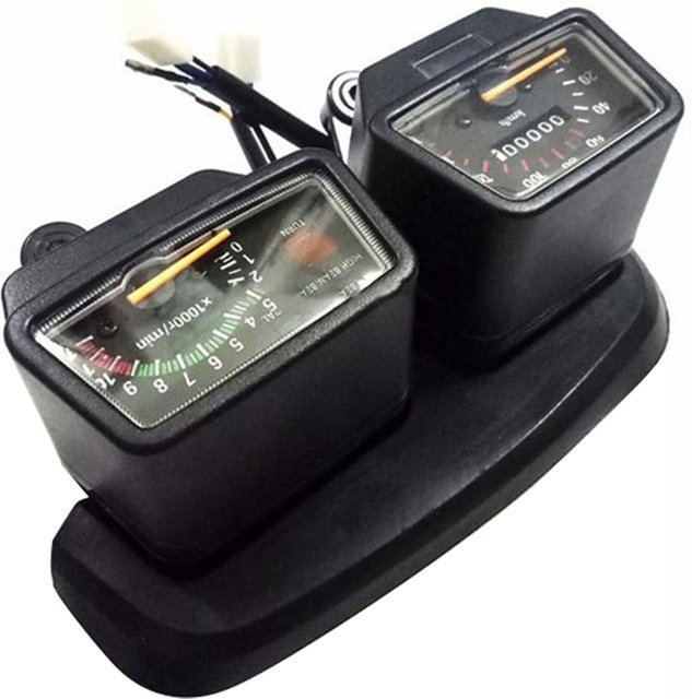 Yamaha Enduro Tachometer und Drehzahlmesser in Schwarz für DT125 und DT125R - Bild 1