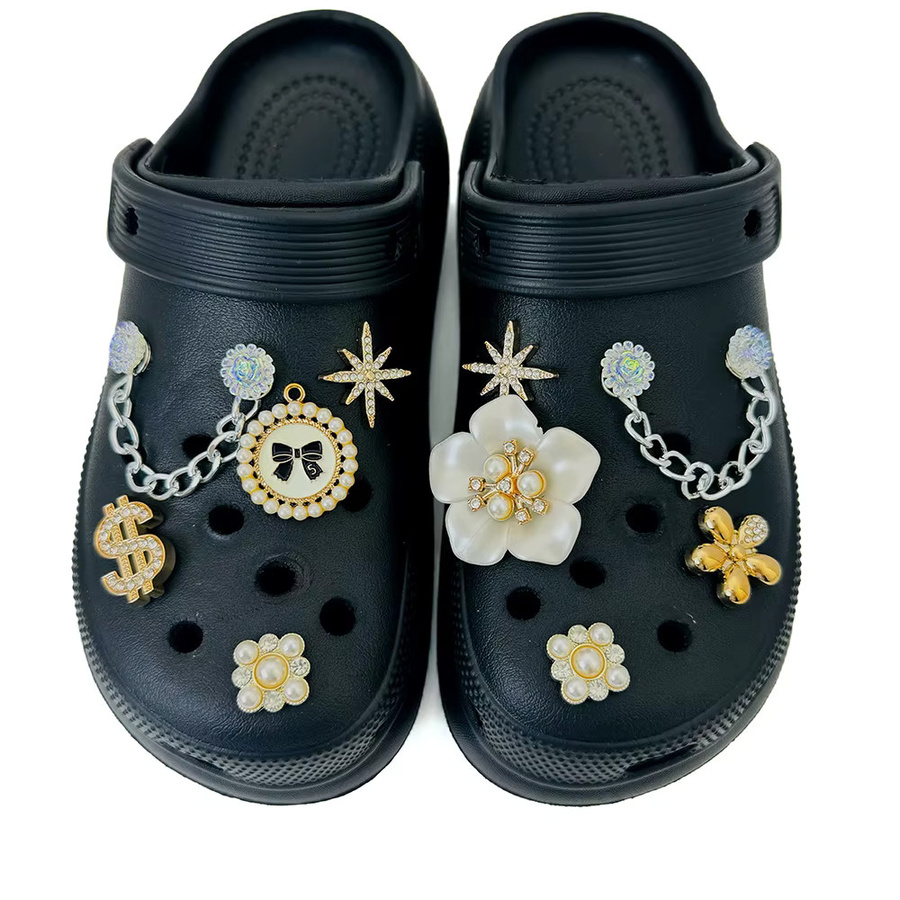 FHLDING Schuh Charms Set, Diamant, Perle, Unisex - Bild 2