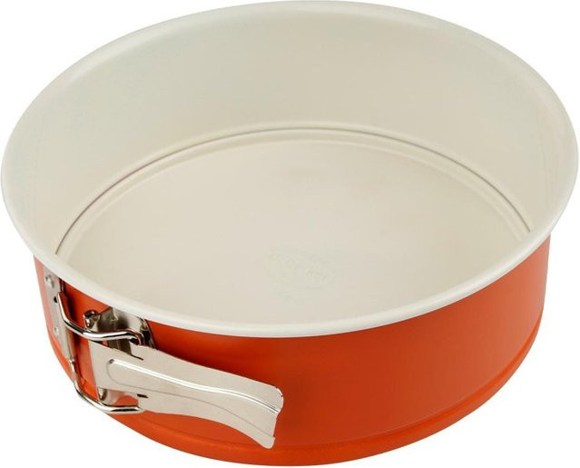 Dr. Oetker Springform Die Maus, rund, Ø 20 cm, orange-weiß, Antihaftbeschichtung - Bild 1