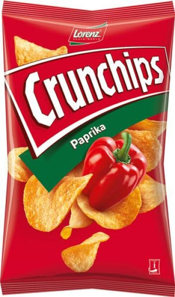 Lorenz Crunchips Paprika 150 g - Bild 1