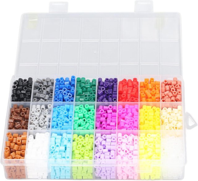 GoolRC Schmelzperlen Set, 6300 Stück, 24 Farben, Bunt / Mehrfarbig - Bild 1