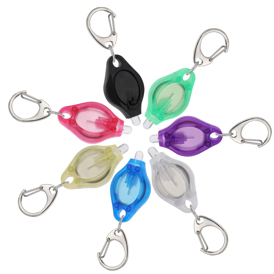 Alonefire Mini-LED-Schlüsselanhänger-Taschenlampe zur Notbeleuchtung in verschiedenen Farben - Bild 3