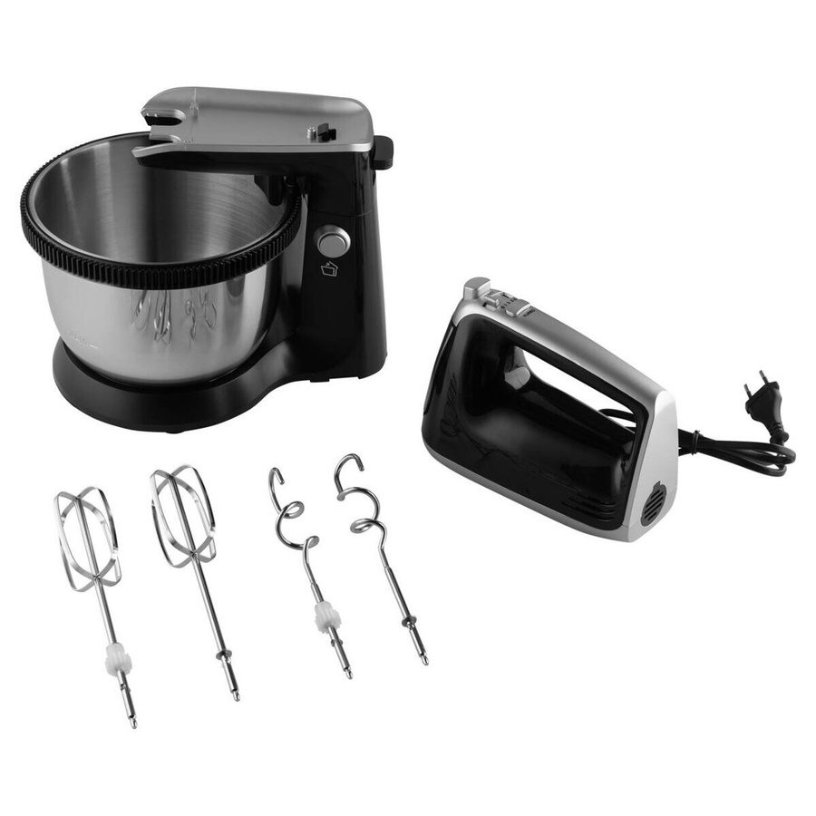 Pocoline Mixer in Schwarz aus Kunststoff und Edelstahl, B/H/T: 21,3 x 34,7 x 28,7 cm - Bild 3