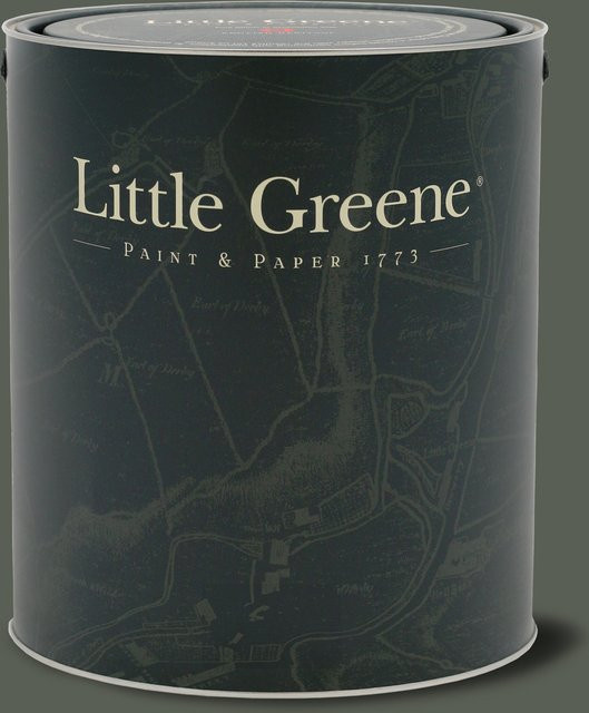 Little Greene Intelligent Matt Emulsion Wandfarbe Pompeian Ash 293 Grau 5 l - Bild 1