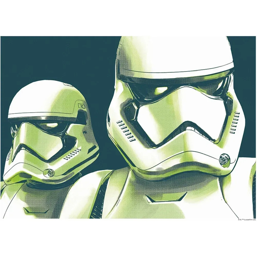 Komar Wandbild Star Wars Stormtrooper in Schwarz und Weiß, B: 40 cm, H: 30 cm - Bild 2