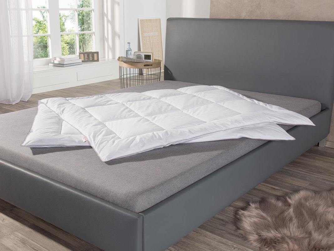 Concord Select Monosteppbett aus Baumwolle, Weiß, B/T: 135 x 200 cm - Bild 2