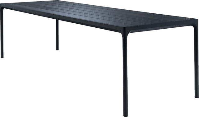 HOUE Four Outdoor Tisch aus Aluminium in Schwarz im neoskandinavischen Design - Bild 1