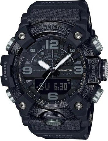 Casio Armbanduhr, Quarz, Kunststoff, Schwarz, 55,4 mm, Unisex - Bild 1