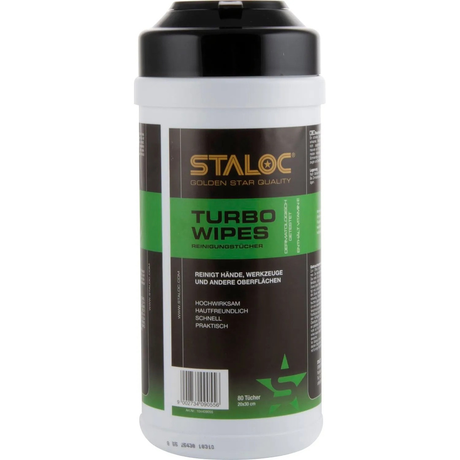 Staloc Reinigungstücher Turbo Wipes im Eimer, 80 Stück, Multicolour - Bild 2