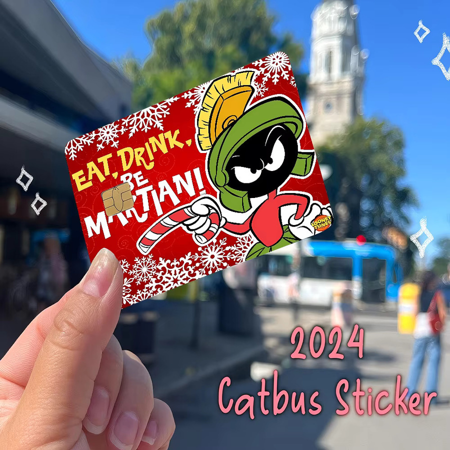 M-Marvin The M-Martian Cartoon Anime Sticker Skin für Debit- und Kreditkarten - Bild 3