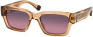 Maui Jim Kenui 642 Sonnenbrille, Quadratisch, Unisex, polarisiert, Kunststoff, braun, lila - Bild 1