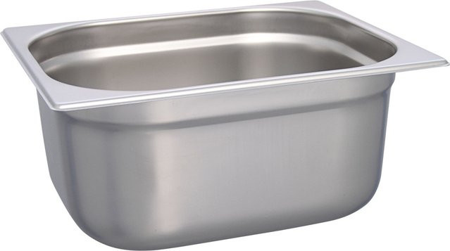 Schneider GN 1/2 Gastronormbehälter aus Edelstahl, Silber, Volumen: 8,7 l, Tiefe: 15 cm - Bild 1