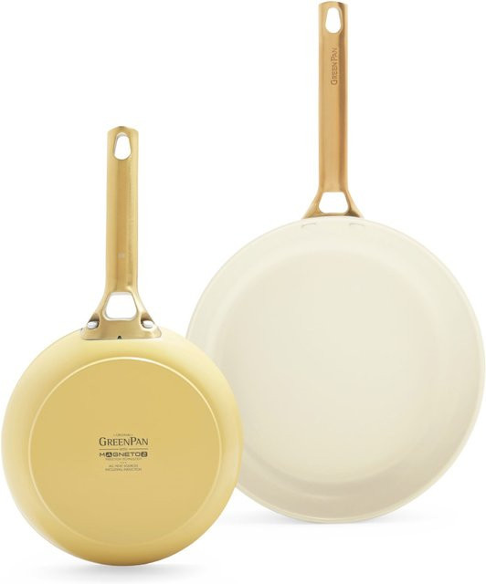 Green Pan Padova Reserve Pfannenset 2-teilig mit Keramikbeschichtung in Gelb, Durchmesser: 20 cm und 26 cm - Bild 1
