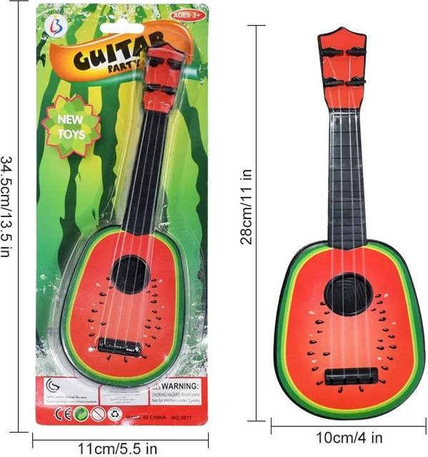 Mini-Ukulele Musikinstrument, 4 Saiten, ab 3 Jahren - Bild 1
