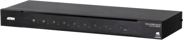 ATEN VS0801HB 8-Port True 4K UHD HDMI Switch in Schwarz - Bild 1