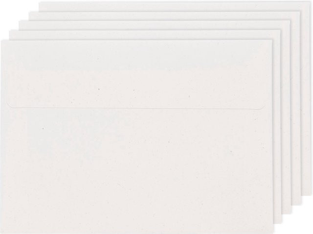 Rico Design Paper Poetry Renew Umschläge B6 Creme aus Recyclingmaterial - Bild 1