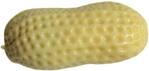 Erdnuss Squishy, Stressball, Fidget Spielzeug, beige - Bild 1