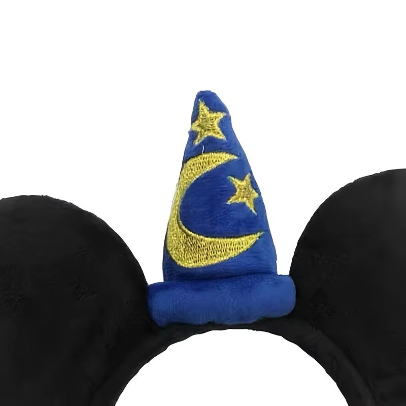 HEROCROSS Minnie Maus Ohren-Haarband, Blauer Stern Halbmond-Stab, 1-teiliges Set - Bild 3