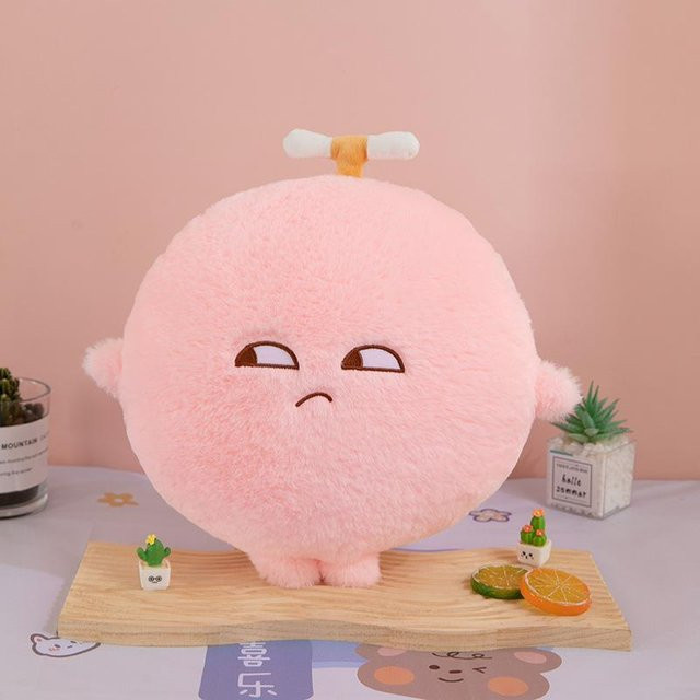 Yiran Health & Beauty Zitrone Plüschtier, 40cm, mit rollenden Augen - Bild 1