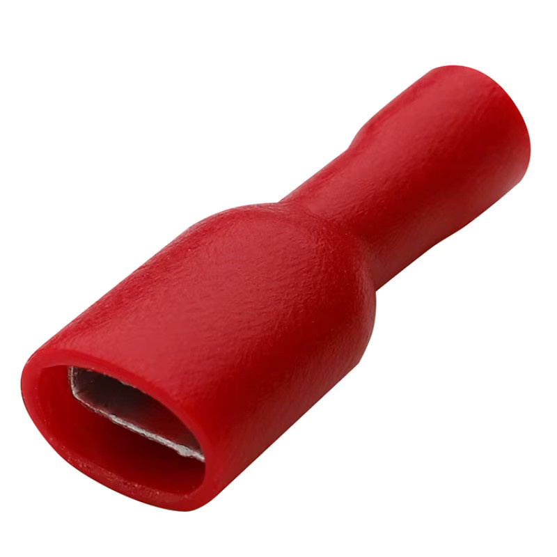 ELECAPITAL 50er Set Isolierte Spaten-Crimp-Terminals Blau, 6,3mm Weibliche Kabelverbinder für Schnelle Drahtverbindungen - Bild 3