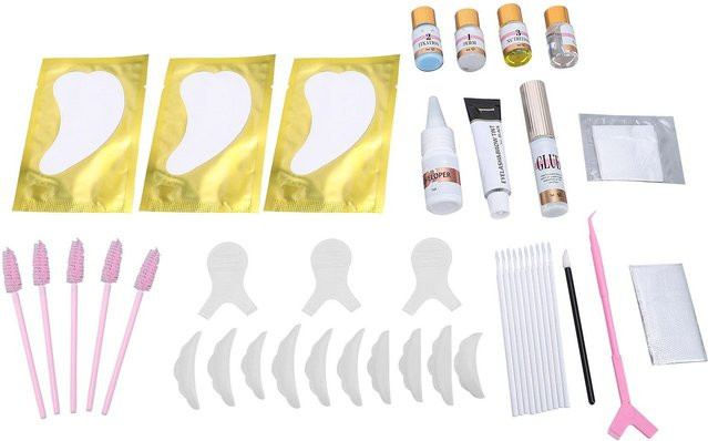 KaiSai Wimpernlifting und Augenbrauenfärbe-Set, Schwarz, Unisex - Bild 1