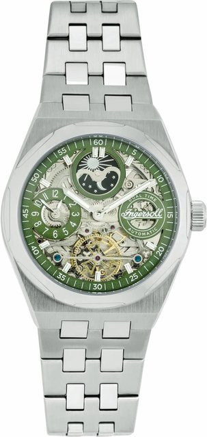Ingersoll Analoguhr, Edelstahl, Grün, 43 mm, Herren - Bild 1