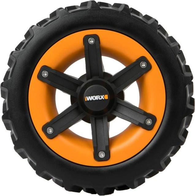 Worx All-Terrain-Räder für Landroid M-Modelle Mähroboter in Orange - Bild 1