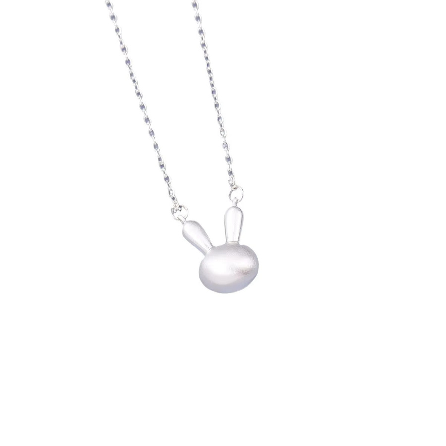 GaGa-Duck Halskette, Hase Kaninchen Anhänger, 925 Silber, Unisex - Bild 4
