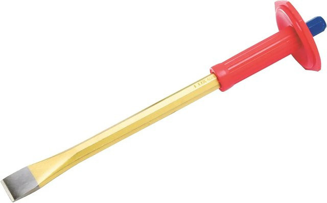 LUX-TOOLS Maurermeißel flach Comfort in Rot, Länge: 400 mm - Bild 1