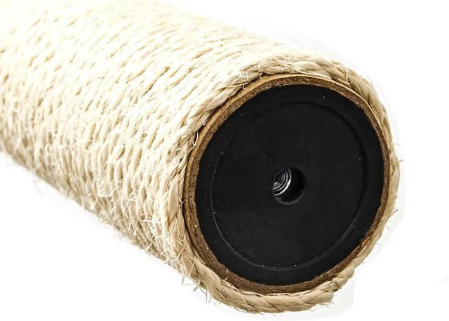 eyepower Ersatz-Sisalstamm für Katzen-Kratzbaum in Beige, Höhe: 60 cm, Durchmesser: 7,4 cm, M8 - Bild 1