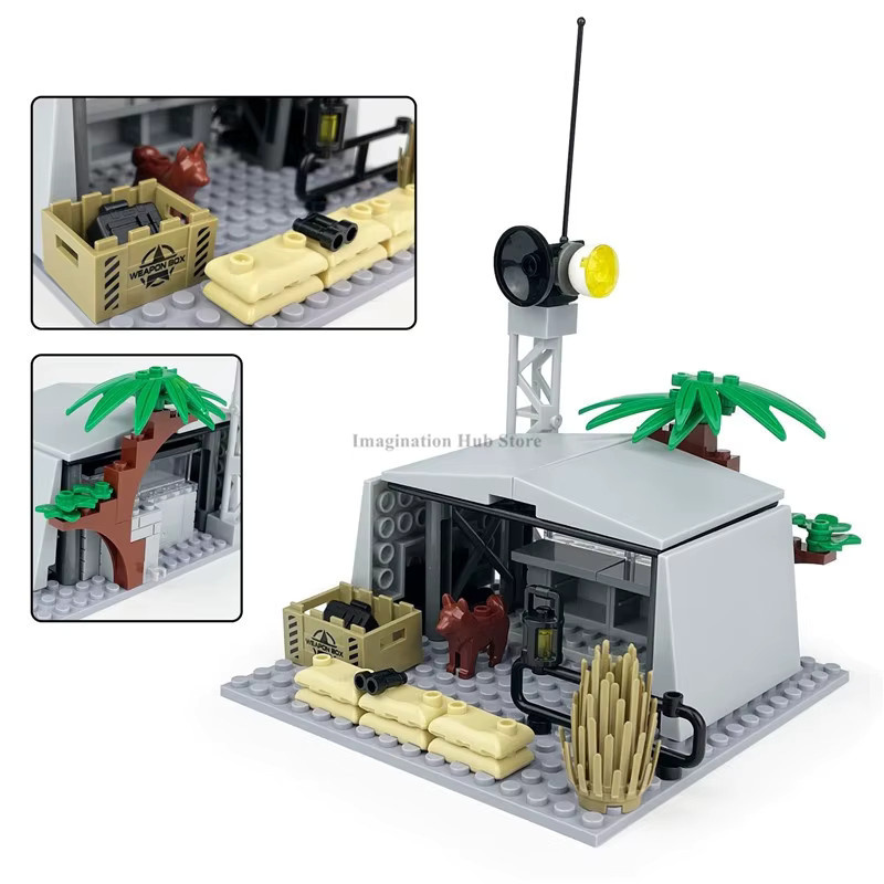 Supfy MOC City Militär-Wachturm, Bausteine, Lernspielzeug - Bild 2