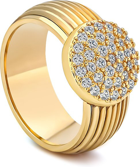 VAROLE Pinkie Ring, Goldfarben, Zirkonia, Messing, Damen, Minimalistisch - Bild 1
