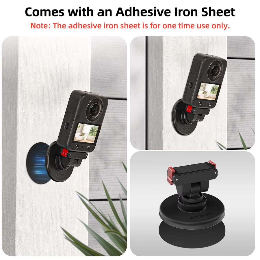 DJI Magnetische Adapterhalterung mit Saugnapf für Osmo Action 5 Pro, 4, 3, 2 und Osmo 360 in Schwarz - Bild 2