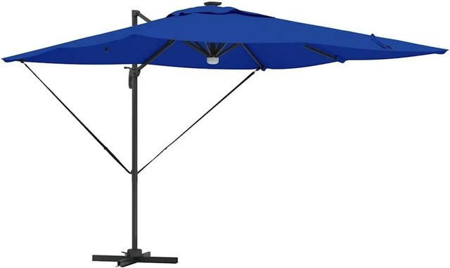 vidaXL Roma Sonnenschirm Blau aus Aluminium und Polyester B/T/H: 286 x 284 x 270 cm - Bild 1
