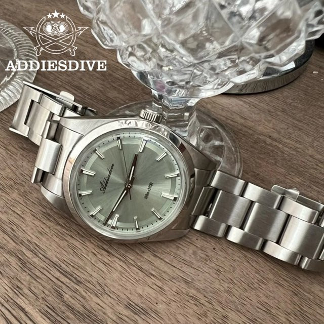 ADDIESDIVE Armbanduhr, Quarz, Edelstahl, 36 mm, Herren - Bild 1