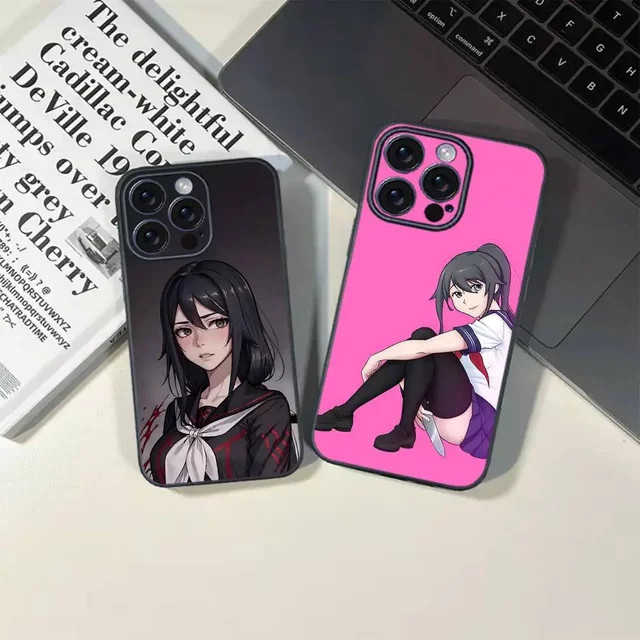 Yandere Simulator Handyhülle mit starker magnetischer Anziehung für iPhone 12 13 14 15 16 Pro Max mini Plus - Bild 1