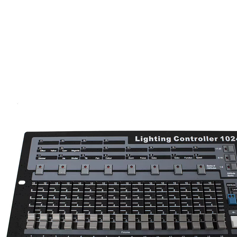 SHEHDS 1024 DMX Konsole Controller für Par Lighting und Moving Heads mit Software Editor SSL2 in Schwarz - Bild 4