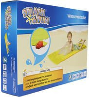 Splash und Fun Wasserrutsche aus Kunststoff in Gelb, Länge: 600 cm, Breite: 80 cm - Bild 1