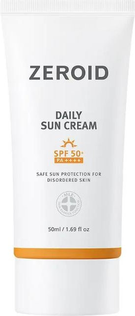 Zeroid Tägliche Sonnencreme LSF 50+, 50 ml, Empfindliche Haut, Trockene Haut - Bild 1