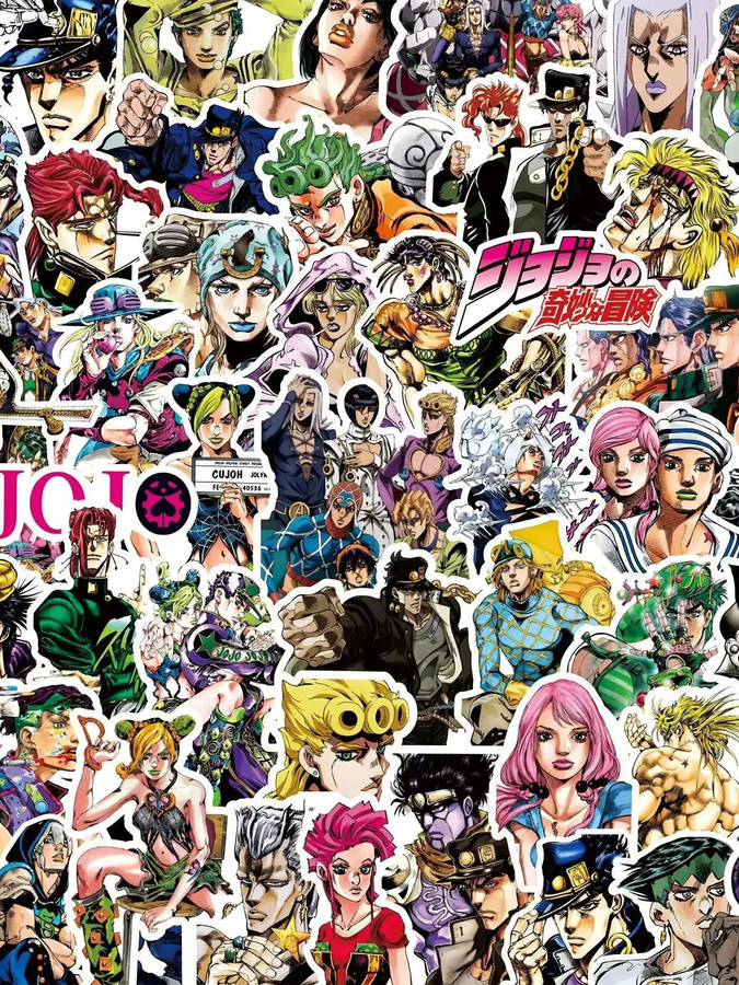Sega JoJo's Bizarre Adventure Graffiti-Aufkleber, 82-teiliges Set - Bild 6