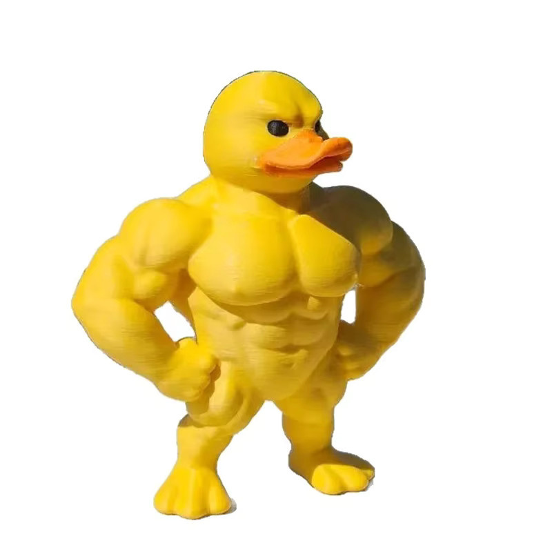 Bandai Muskel-Ente, Statue, Gelb, Kunststoff - Bild 4