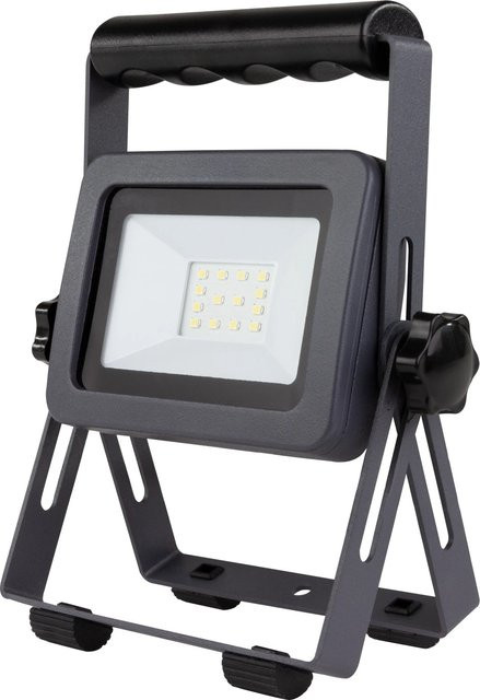 LED-Arbeitsleuchte Flare 10 W mit Ständer in Silber-Anthrazit, IP65 Flutlicht mit kaltweißem Licht - Bild 1